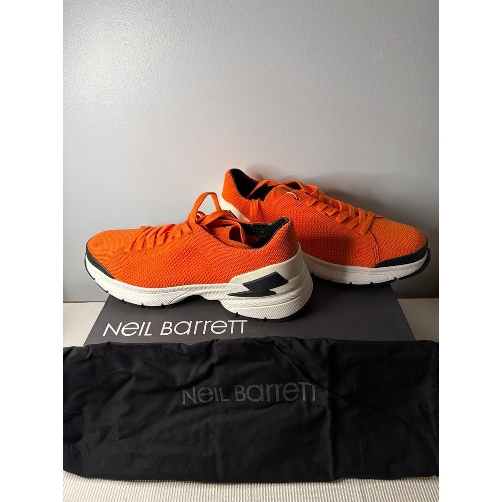 ๐ฅ๐ฅNeil Barrett Orange Sneakers Size 9M